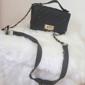 Small black fashion purse